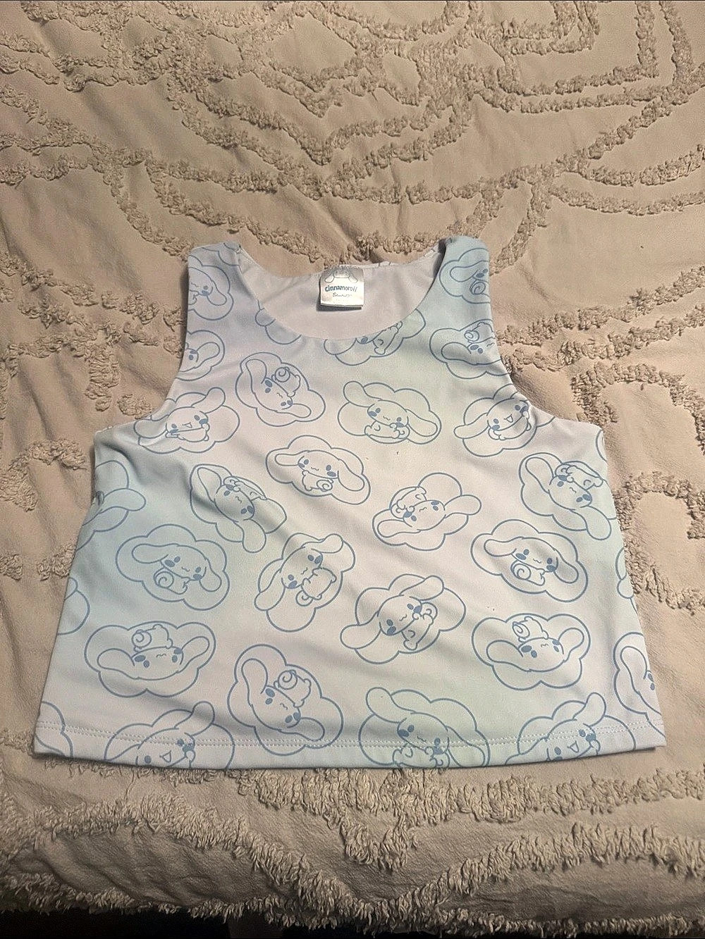 Sanrio Blue Floral Tank Top